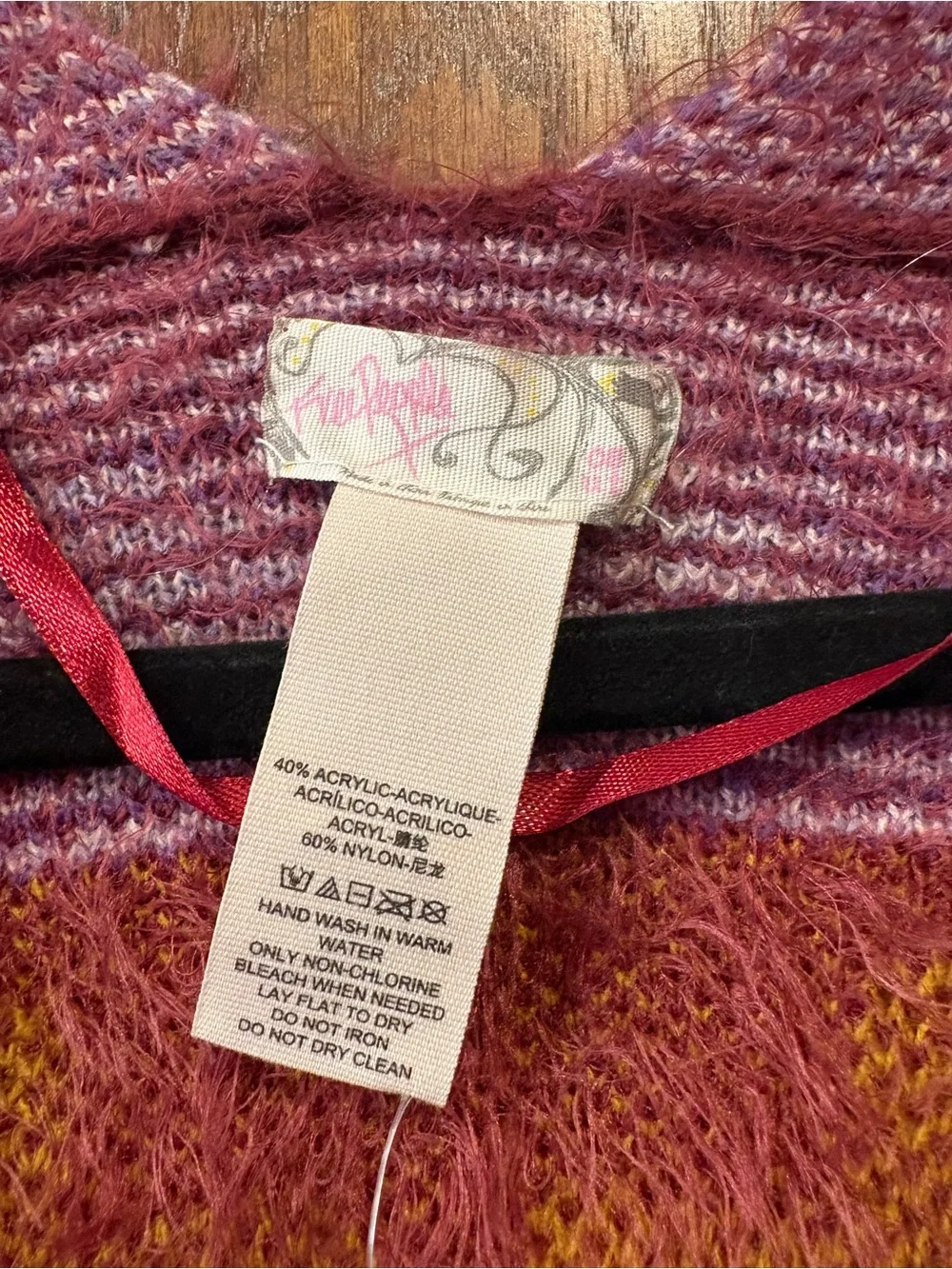 Free People $88 NWT P2P 26-33” Diamondback Cozy Kimono Poncho Cardigan OS